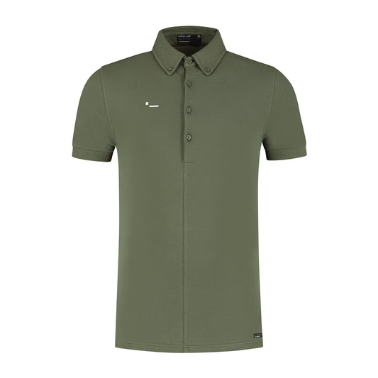 ALPHA1 - PIQUE STRETCH - DRIED HERB GREEN - NEW COLOR