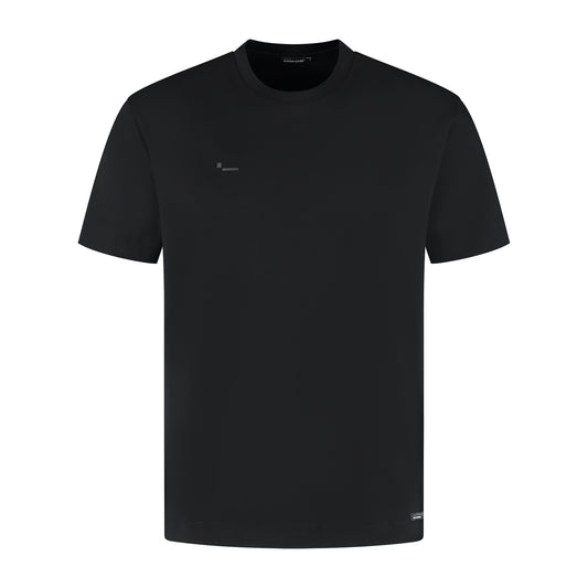 ECHO2 - ROUND NECK  - PREMIUM INTERLOCK TEE - BLACK - NEW STYLE AND FABRIC