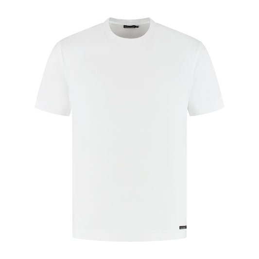 ECHO2 - ROUND NECK - PREMIUM INTERLOCK TEE - WHITE - NEW STYLE AND FABRIC