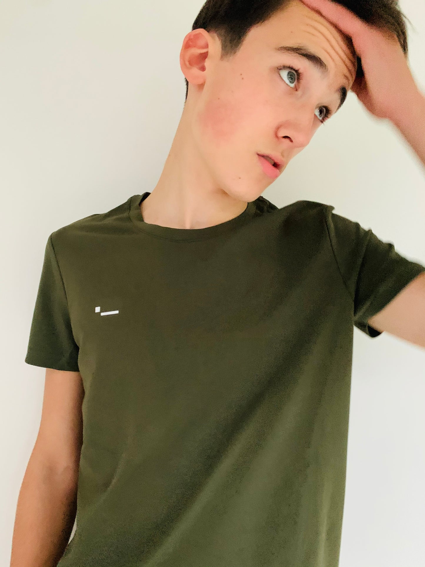 ECHO1 - ROUND NECK TEE - MILITARY OLIVE