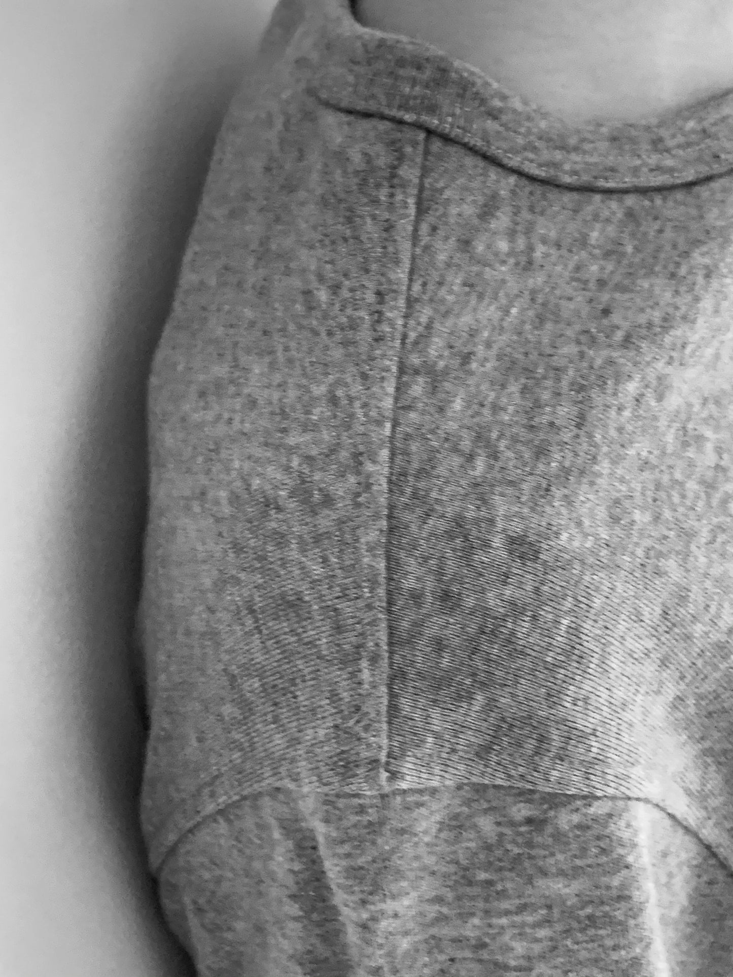 HOTEL1 - BRAND SWEAT - GREY MELANGE - last pieces