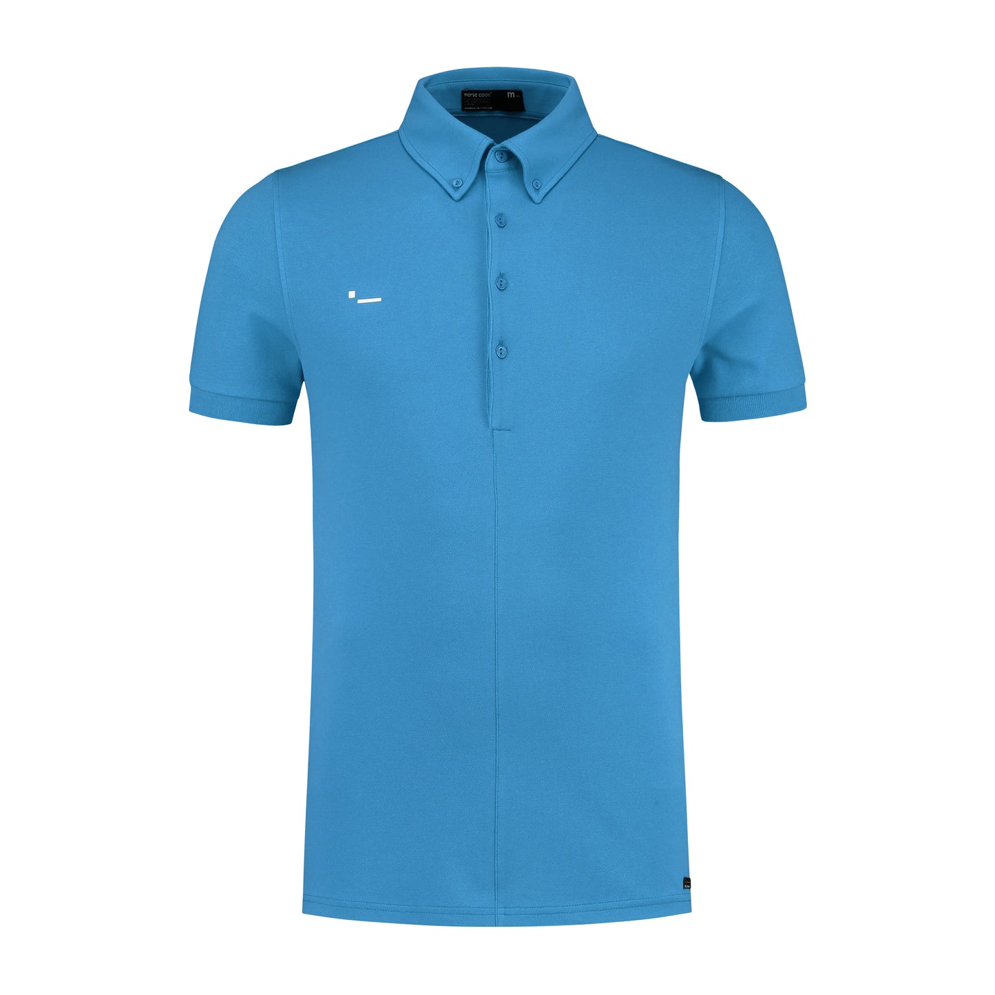 ALPHA1 - PIQUE STRETCH - AZURE BLUE