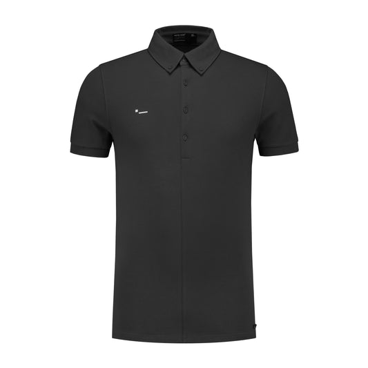 ALPHA1 - PIQUE STRETCH - DARK GREY