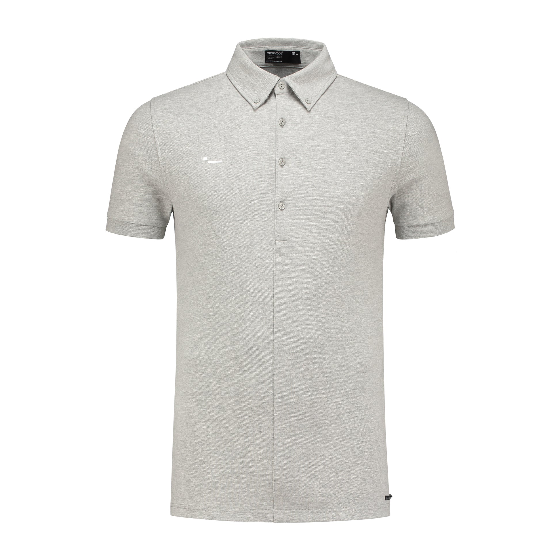 ALPHA1 - PIQUE STRETCH - GREY MALEE