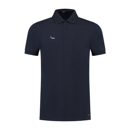 ALPHA3 - SHORT SLEEVE - POLO SHIRT - DARK BLUE - NEW STYLE