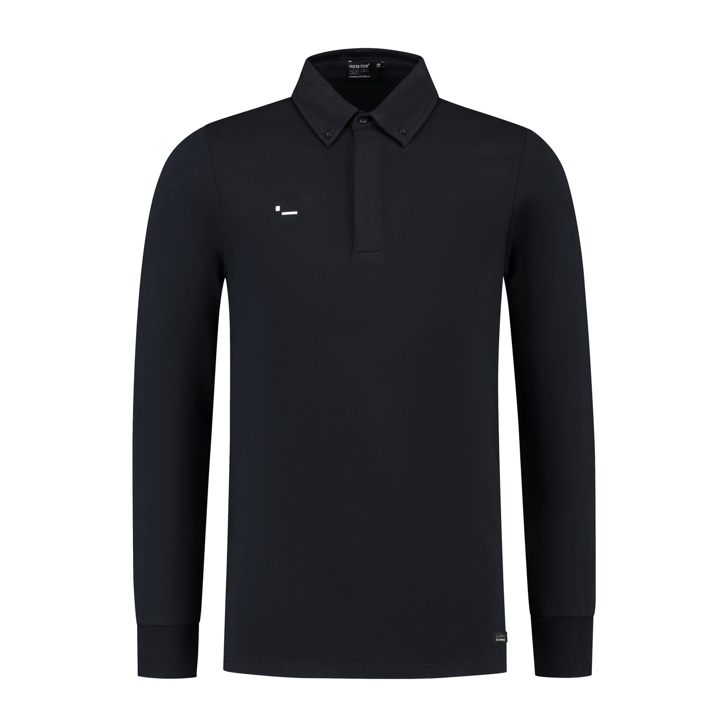 ALPHA8 - LONG SLEEVE - POLO SHIRT - LIGHT SWEAT/MODAL STRETCH - NAVY - NEW STYLE