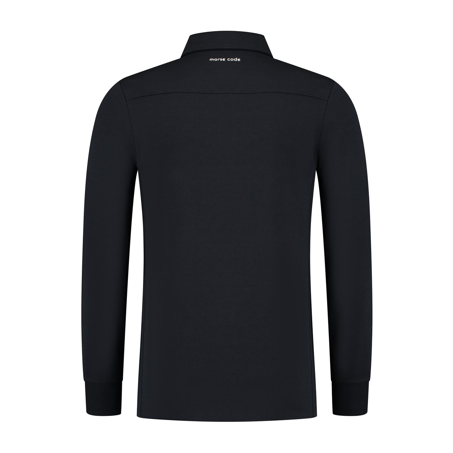 ALPHA8 - LONG SLEEVE - POLO SHIRT - LIGHT SWEAT/MODAL STRETCH - NAVY - NEW STYLE