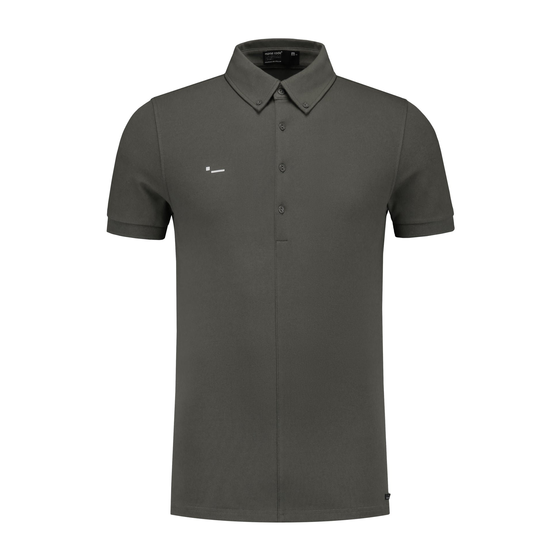 ALPHA1 - PIQUE STRETCH - ARMY GREEN