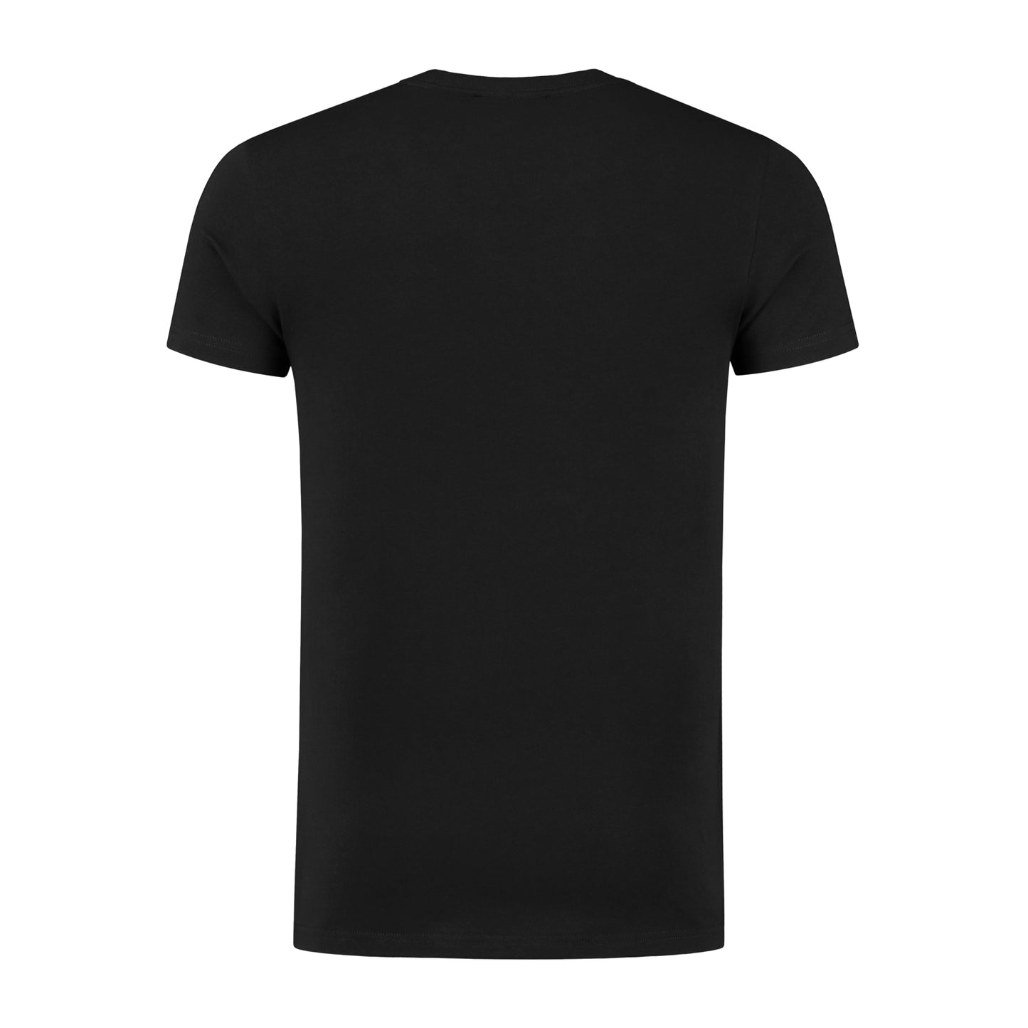 ECHO1 - ROUND NECK TEE - BLACK