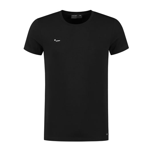 ECHO1 - ROUND NECK TEE - BLACK