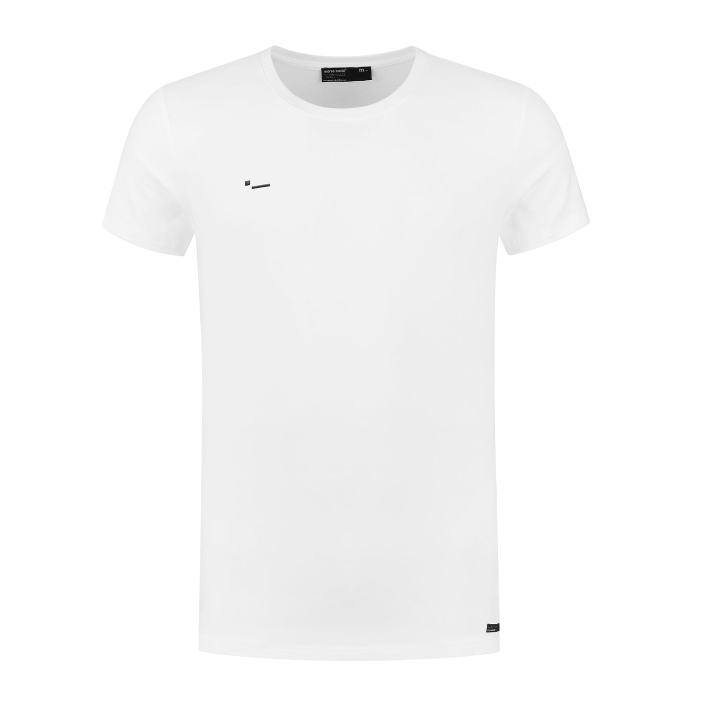 ECHO1 - ROUND NECK TEE - WHITE