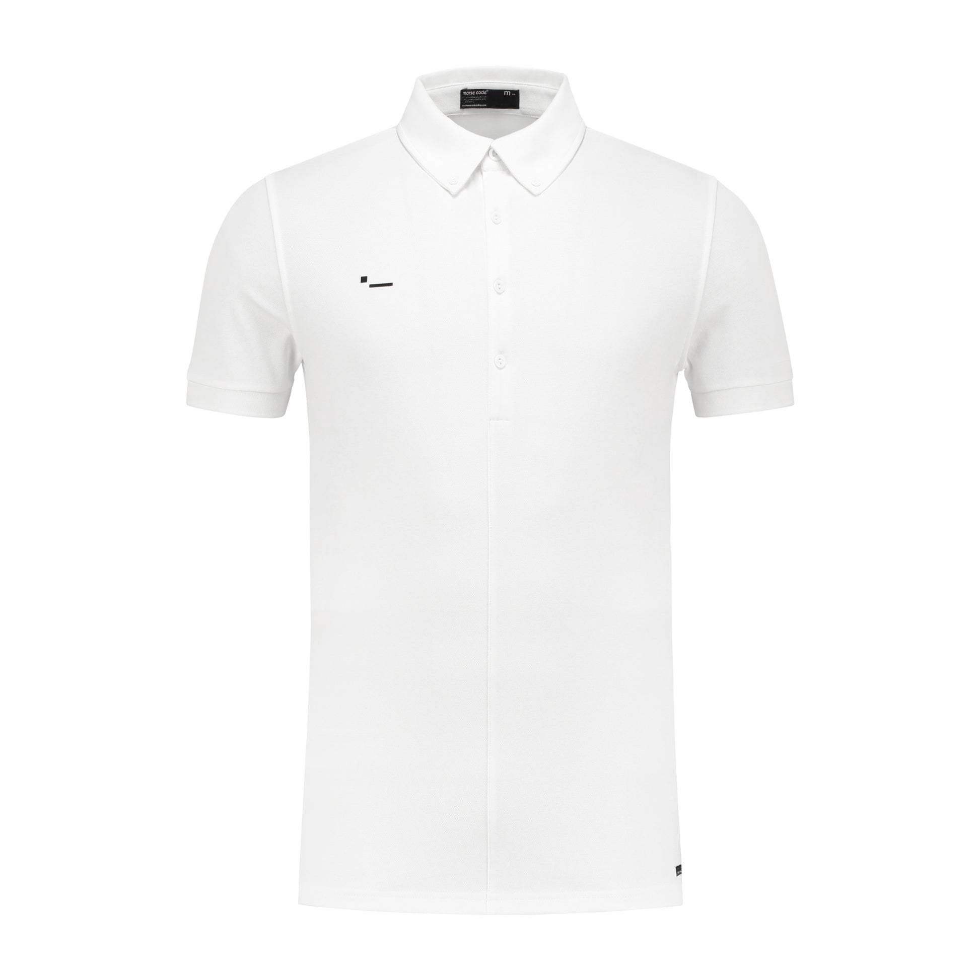 ALPHA1 - PIQUE STRETCH - WHITE